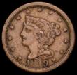 London Coins : A193 : Lot 968 : USA Half Cent 1849 about VF and a scarce date