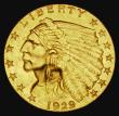 London Coins : A193 : Lot 988 : USA Two and a Half Dollars 1929 Gold EF
