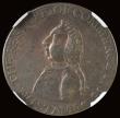 London Coins : A193 : Lot 989 : USA William Pitt Copper Halfpenny Token 1766 Refers to his efforts to have the Stamp Act repealed, l...