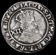 London Coins : A194 : Lot 1053 : Shilling James I Second Coinage, Fourth Bust, S.2655 mintmark Bell about Fine