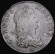 London Coins : A194 : Lot 1080 : Crown 1662 First Bust Rose below, 10 harps strings edge weak in parts with DECVS and TUTAMEN clear t...