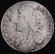 London Coins : A194 : Lot 1086 : Crown 1688 ESC 80, Bull 746 Fine the reverse perhaps better and with an even tone