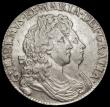 London Coins : A194 : Lot 1087 : Crown 1692 2 over inverted 2 ESC 85, Bull 824 VF perhaps once dipped (lightly cleaned)