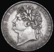 London Coins : A194 : Lot 1097 : Crown 1822 TERTIO ESC 252, Bull 2320 nEF with some minor edge faults