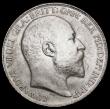 London Coins : A194 : Lot 1111 : Crown 1902 Currency Issue ESC 361, Bull 3560 Lustrous UNC with contact marks 