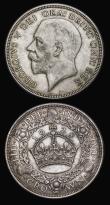 London Coins : A194 : Lot 1117 : Crown 1928 and 1933 Wreaths both VF