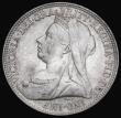 London Coins : A194 : Lot 1206 : Florin 1897 ESC 881, Bull 2967, UNC or near so with a pleasant tone