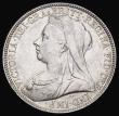 London Coins : A194 : Lot 1207 : Florin 1900 ESC 884, Bull 2971, UNC with a pleasant even tone and some contact marks obverse