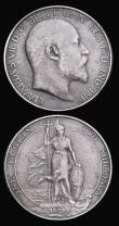 London Coins : A194 : Lot 1212 : Florin 1905 ESC 923 Fine, grey toned with some surface marks and 1925 ESC 944, Bull 3777 GVF/EF and ...