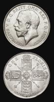 London Coins : A194 : Lot 1215 : Florin 1918 EF or better and Sixpence 1911 UNC