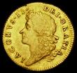 London Coins : A194 : Lot 1255 : Half Guinea 1688 James II, laureate and draped bust left, reverse with crowned cruciform shields and...