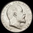 London Coins : A194 : Lot 1332 : Halfcrown 1908 ESC 753, Bull 3574 UNC Details and lustrous the reverse Choice but with some scratche...