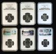 London Coins : A194 : Lot 491 : Burma VIP Proof Set 1952 London Mint (6 coin set) in NGC Holders Kyat PF65 CAMEO, 50 Pyas PF65 CAMEO...