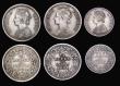 London Coins : A194 : Lot 578 : India (3) 1/4 Rupee 1874 VF and 1894 Good Fine , 2 Annas 1862 Unc or near so with a pleasant even to...