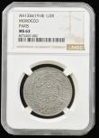 London Coins : A194 : Lot 628 : Morocco 5 Dirhams AH1336 (1918) Y32 Paris Mint NGC MS63