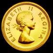 London Coins : A194 : Lot 726 : South Africa Pound 1956 Gold Proof KM#54 FDC and a scarce date
