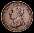 London Coins : A194 : Lot 779 : USA Washington Cent 1783 Draped Bust no button Britannia Seated reverse VF with some gentle rim brui...