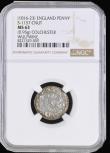 London Coins : A194 : Lot 807 : Penny Cnut Quatrefoil type S.1157 Colchester Mint moneyer WULFWINE Lustrous with a peripheral gold t...