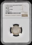 London Coins : A194 : Lot 819 : Penny John Short Cross Coinage Class 5b S.1351 York Mint moneyer NICOLE a sharp and pleasing example...